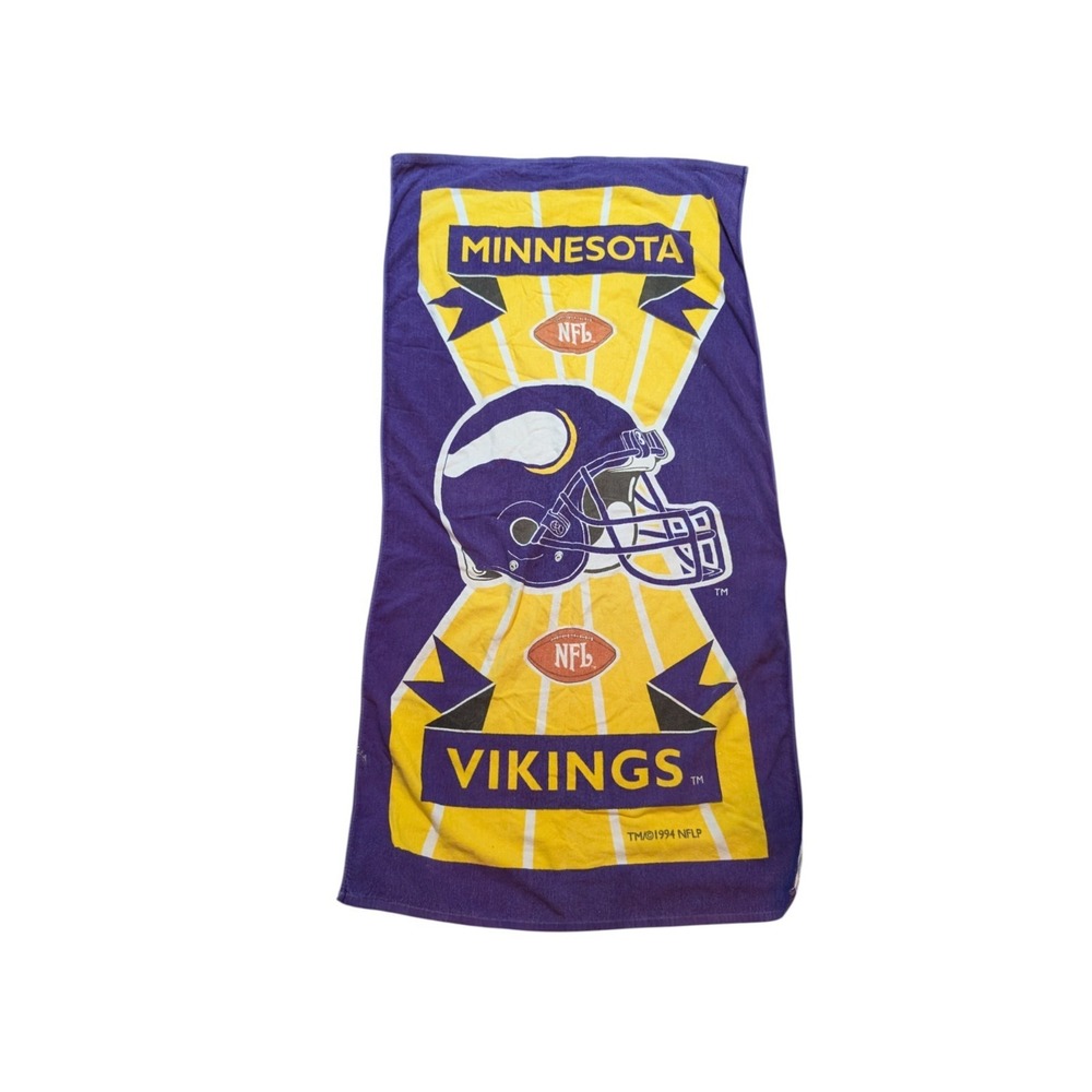 1994 Minnesota Vikings Beach Towel Vintage NFL Football